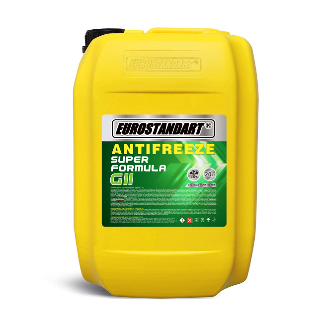 Охолоджувальна рідина EUROSTANDART ANTIFREEZE SUPER FORMULA G11 Green готовий